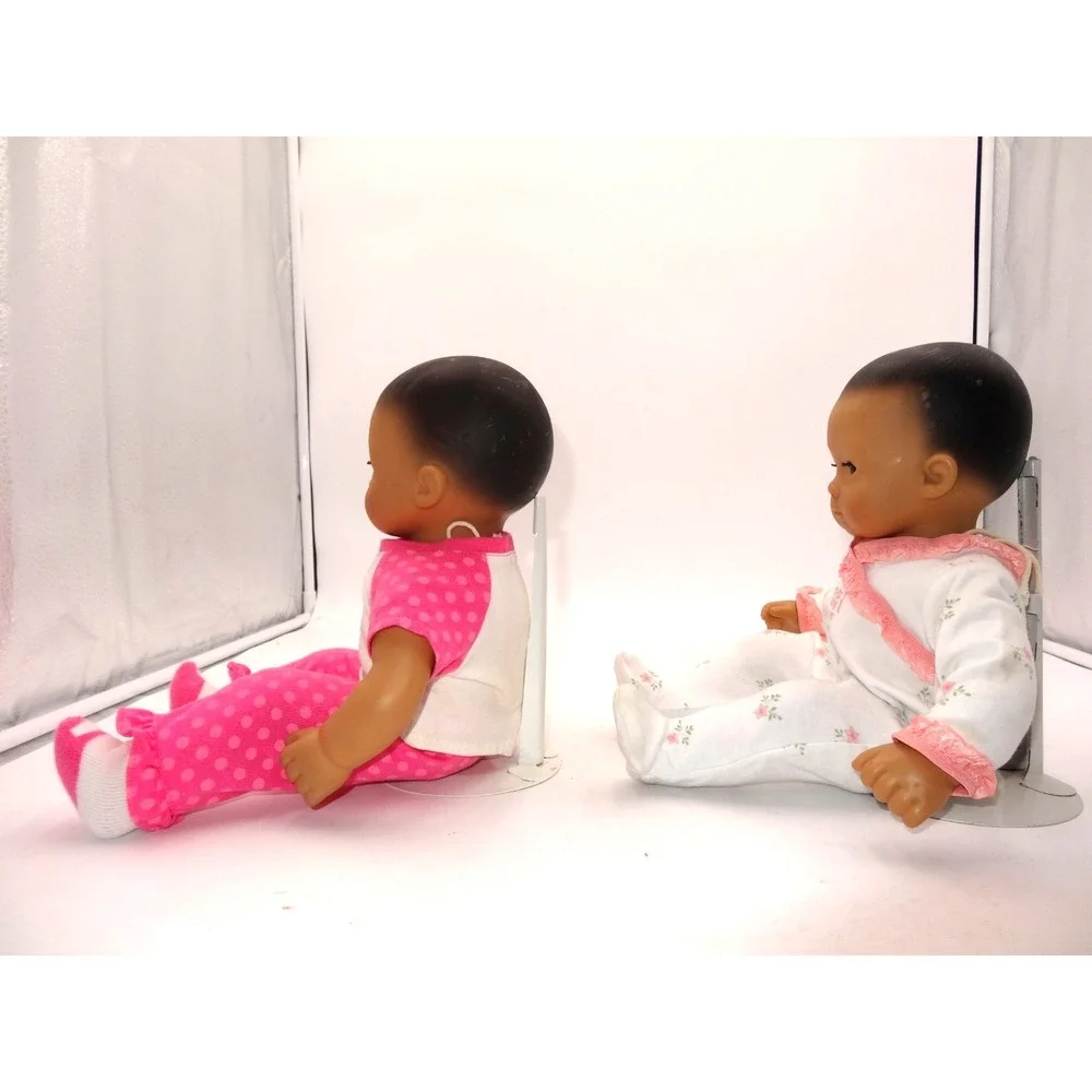 American Girl Pleasant Company Bitty Baby Brown Molded Hair Pajamas and Bitty Ba